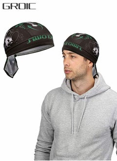 اشتري Skull Cap Cooling Sweat Wicking Helmet Cycling Hat Head Bandana Summer Caps,Sweat Wicking Beanie Cap,Helmet Liner,Outdoor Sports Cap في السعودية