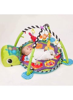 Buy Baby Play Mat with Sensory Toys for Stages of Development, Thick and Large Baby Activity Center, Newborn to Toddler in Saudi Arabia