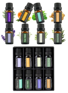 Buy 8Pcs Essential Oil Kit 100% Pure Natural Organic Oils Gift Set 10ml/Pcs in Saudi Arabia