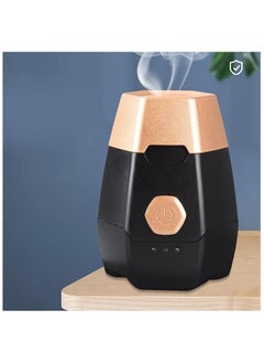 Buy Round Mini Bukhoor Electric Incense Burner Portable USB Rechargeable in UAE