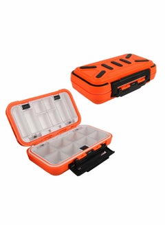 Fishing Tackle Box Fishing Lure Boxes Waterproof 2 Sided Bait for Vest Small-Case,  Mini-Box Storage Containers Mini Utility Lures Fishing Box, Small Organizer  Box Containers for Trout price in UAE