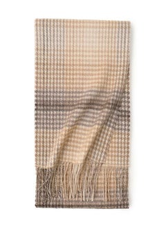 اشتري Warm Long Cashmere Check Scarf Multicolour في السعودية