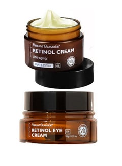 Buy 2 Pcs Retinol Cream Anti Aging (Face & Eye) in Saudi Arabia