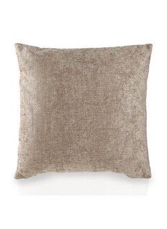 اشتري Small Chenille Cushion (Taupe, Polyester, 45 X 45 Cms) في الامارات