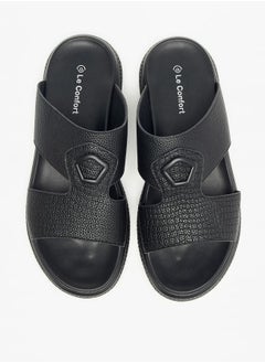 اشتري Textured Slip-On Sandals في الامارات