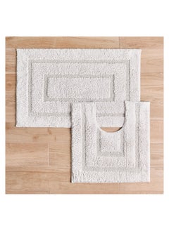 Buy Ana 2-Piece Bath Mat Set. in Saudi Arabia