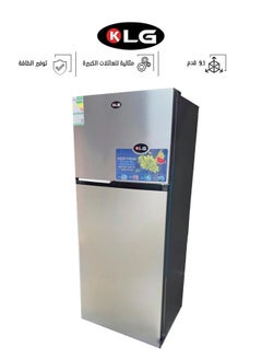 Buy Double Door Refrigerator - 260 Liters - 9.1 Feet - Silver - KLG-DR300 in Saudi Arabia