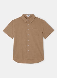Buy Basic Relaxed Collared Shirt in Saudi Arabia