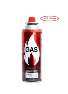 Buy 28-Piece Butane Gas Cartridge, 220g Gas Canister Made in Korea in UAE