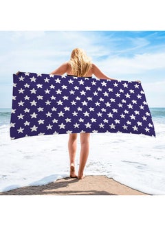 Buy Microfiber Beach Towel Fast Large-drying design, highly absorbent towels, quick-drying blanket, lightweight. Ideal for the beach, pool, travel, swimming, camping, yoga, gym 80*160cm in UAE