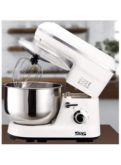 Buy DSP 3 in 1 Food Processor 5.5 litre 1200 watt Stand Mixer Tilt-Head Electric Mixer for Mixing, Whisking, Kneading and Hooking (White-1200 watt) in UAE