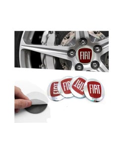 Buy Car tire cover for Fiat, four pieces, red in Egypt