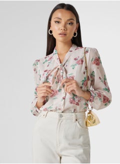 Buy Floral Print Blouse in UAE