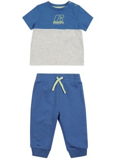 Buy Newborn Baby And Toddler T-Shirt And Joggers Set 2Y Hot Pink in Saudi Arabia