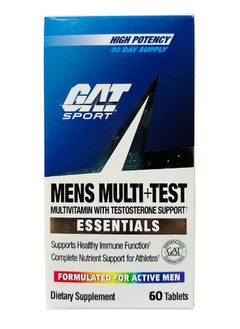 Buy GAT Mens Multi + Test 30 Servings 60 Tablets in UAE