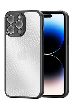 Buy DUX DUCIS Aimo Cover for the iPhone 14 Pro mobile phone slim, transparent matte cover made of TPU, polycarbonate, polypropylene, silicone - black in Egypt