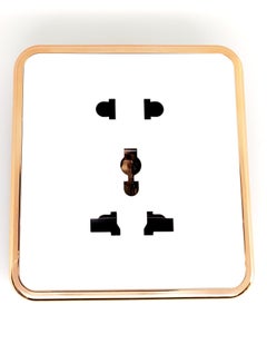 Buy Universal multi-function two-three plug five-hole wall switch socket in UAE