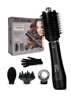 اشتري 4-In-1 Hot Air Hair Brush Styler And Dryer - Travel Friendly في الامارات