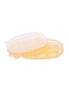 Buy Silicone Nibble Freezer Tray, Breast Milk Teething Popsicle Mold Stackable Snack Storage Tray, BPA Free - Banana in UAE