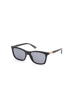 Buy Women's Square Shape  Sunglasses SE636001D54 Lens Size: 54 Millimeter - Shiny Black in Saudi Arabia