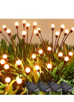 اشتري COOLBABY Hard Thorn Solar Firefly Lights, 4 packs of 8 LED Solar Swing Lights Solar Garden Lights Waterproof Solar Firefly Lights Outdoor Solar Garden Decorative Lights في الامارات