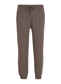 Buy Men's Relaxed Terry Joggers/ Sweatpants, Cotton, Grey in Saudi Arabia