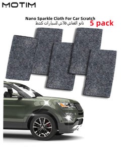 Buy 5 Packs Car Scratch Remover Nano Sparkle Cloth for Car Scratches in UAE