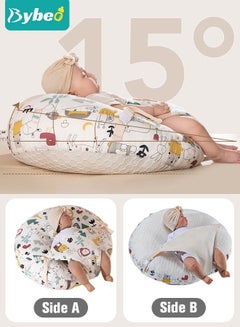 Buy Baby Look Up and Lying Pillow, Nursing Pillow for Breastfeeding, Multi-Functional Original Plus Size Breastfeeding Pillows Give Mom and Baby More Support with Removable Cotton Cover in UAE