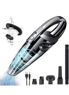 اشتري Handheld Cordless Powered Battery Rechargeable Quick Charge Tech, ​Small and Portable Waterwashable Filter with Powerful Cyclonic Suction Vacuums KY2021 Black في السعودية