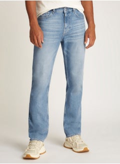 Buy Light Wash Straight Fit Jeans in Saudi Arabia