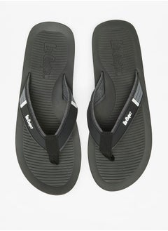 اشتري Men's Logo Detail Thong Slippers في الامارات