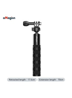 Buy aMagisn 70cm Ball - Head Selfie Stick with Three - Claw Design - Extensible Accessory for DJI/GoPro/Insta360 Action Cameras in UAE