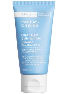 Buy Paula's Choice Resist Super-Light Daily Wrinkle Defense Spf 30 Tinted Matte Moisturizer With Antioxidants And Resveratrol 50ml in UAE