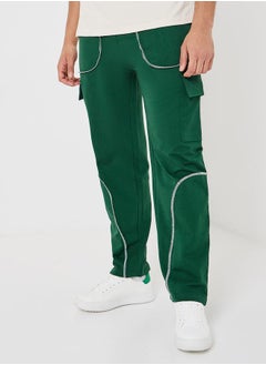 اشتري Relaxed Fit Cargo Jogger with Contrast Stitch في السعودية