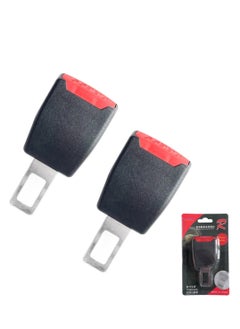 Buy Car Buckle Extender 2 PCS Seat Belt Buckles Holder Clip Belt Adjuster Extension Socket Buckle Connector for Universal Vehicle Seats in Saudi Arabia