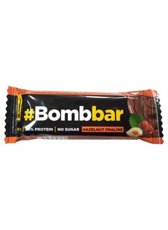 Buy Bombbar Chocolate Covered Protein Bar Hazelnut Praline 40g in UAE