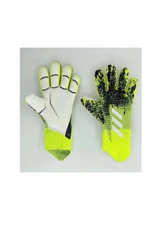 Buy Football Gloves Goalkeeper Gloves Goalie Gloves Offers Excellent Protection With Abrasion Resistant Non Slip And Wrist Protection Size 8 in Saudi Arabia