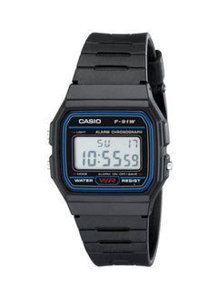 Buy Water Resistant Digital Watch F-91W-1 - 30 mm - Black in Saudi Arabia