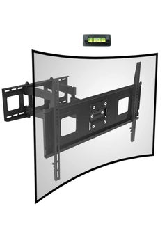 Buy Curved Flat TV Wall Mount TV Bracket for 32-65 inch up to 132lbs VESA 600x400mm with Swivel Articulating Dual Arms, Full Motion TV Wall Mount in UAE