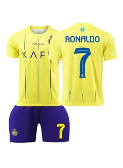 Buy M MIAOYAN C Ronaldo's new Riyadh Victory team home football jersey with the same men's and women's club adult football jersey match football jersey suit in Saudi Arabia