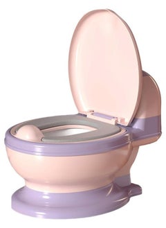 Buy Potty Training Toilet Seat, Toddler Potty Chair with Soft Seat and Splash Guard, Removable Potty Pot for Toddler& Baby& Kids(Pink) in Saudi Arabia