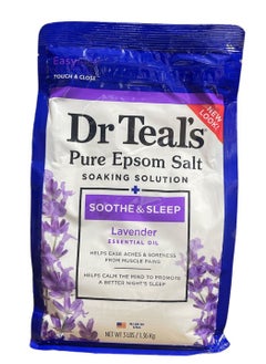 Buy Pure Epsom Salt Soothe & Sleep with Lavender 1.36 kg in Saudi Arabia