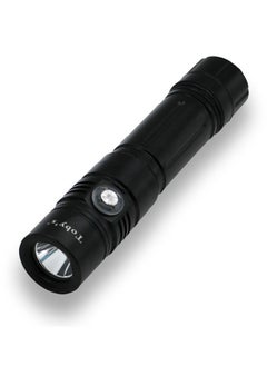 Buy Toby's DT-01 Rechargeable LED Flashlight Torch Black in UAE