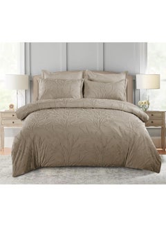 Buy Duvet Cover King Size Bedsheet Set Ultra Soft Breathable Stylish Bedding Set 6 Pieces for All Seasons Set Includes 1 Duvet Cover 1 Fitted Sheet and 4 Standard Soft Size Pillowcases in UAE