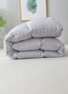 Buy Duvet Insert Quilted Plain Cotton 240 x 260cm in UAE