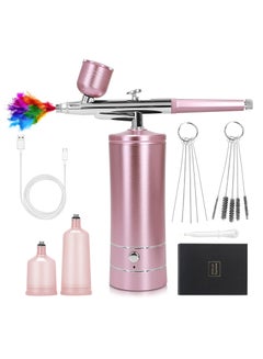 Buy Rechargeable Cordless Airbrush Compressor Automatic Handheld Airbrush Portable Airbrush Set Suitable for Makeup Nail Art Cake Decoration in Saudi Arabia