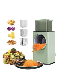 Buy 3 In 1 Shredder Slicer Grinder Salad Maker Machine With Stainless Steel Roller Blades in UAE