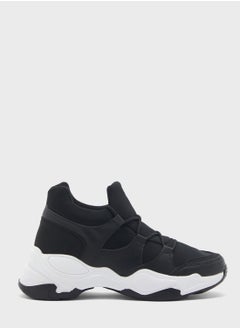 Buy Contrast Sole Lace Up Sneaker in UAE