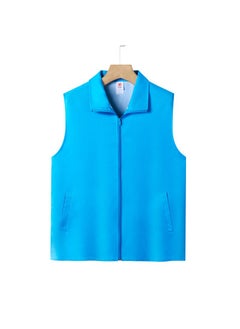 اشتري 200g Peach Diamond Quilted Vest Mens Autumn Winter CasualHole Blue Hole Blue في السعودية