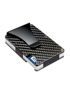 Buy Ultra Slim Card Holder Wallet Black in UAE